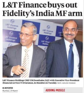 L&T Finance buys Fidelity India business. But first, let's analyse this transaction. Was it a prudent move by L&T Finance to buy a large AMC and grow market share?